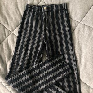 brandy melville striped tilden pants